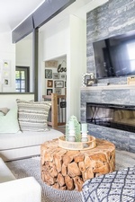 COTTAGE KITCHEN + LIVING ROOM