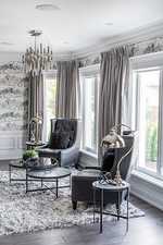 Grey and White