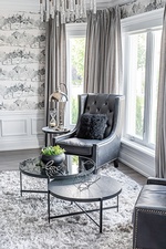 Grey and White