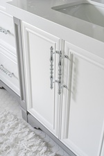 White and Bright Master Bathroom