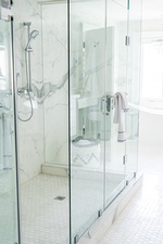 White and Bright Master Bathroom