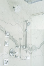 White and Bright Master Bathroom