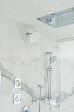 White and Bright Master Bathroom