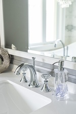 White and Bright Master Bathroom