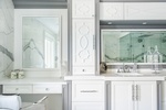 White and Bright Master Bathroom