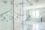 White and Bright Master Bathroom