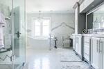 White and Bright Master Bathroom