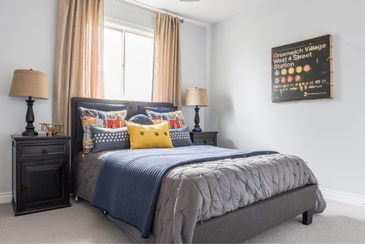 Urban Rustic Themed Bedroom Decoration Service Newmarket by Royal Interior Design Ltd.
