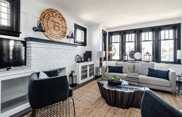 Masculine Real Estate Office Elegant Commercial Renovation Services Stouffville by Royal Interior Design Ltd.