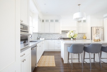 Fresh and Functional Kitchen Renovations King City by Royal Interior Design Ltd.