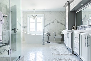White And Bright Master Bathroom