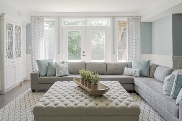 Coastal and Peaceful - Basement Renovations Aurora by Royal Interior Design Ltd.