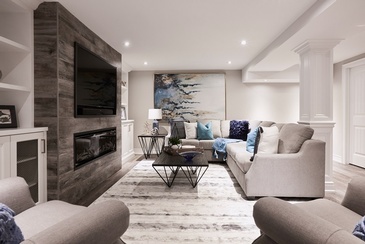 Guys Hangout - Basement Renovations Vaughan by Royal Interior Design Ltd.
