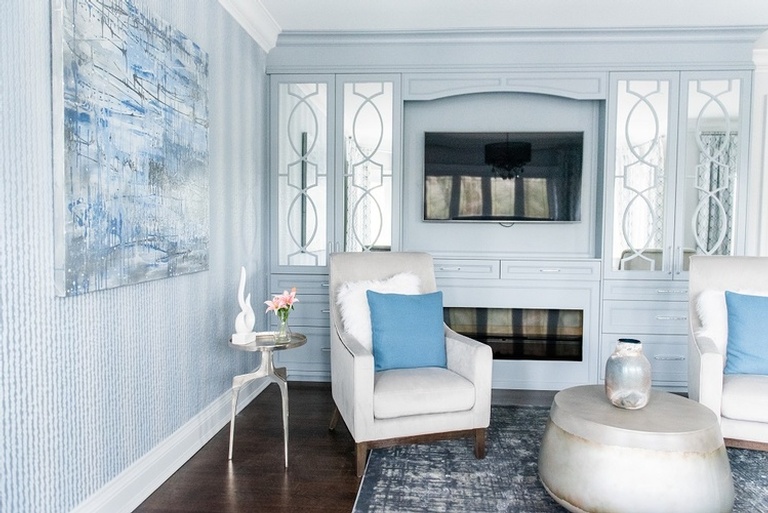 Sitting Area in Master Bedroom - Bedroom Renovations Markham by Royal Interior Design Ltd