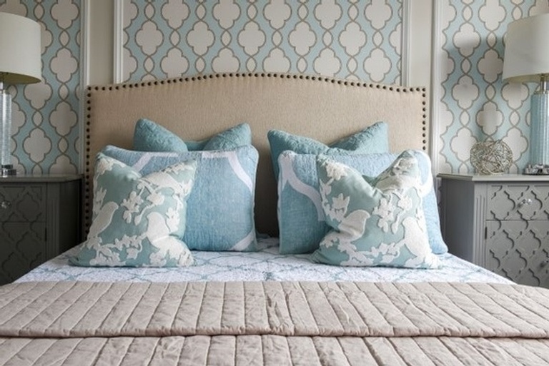 Arranged Throw Pillows on Bed -  Renovations for Children's Spaces by Royal Interior Design Ltd