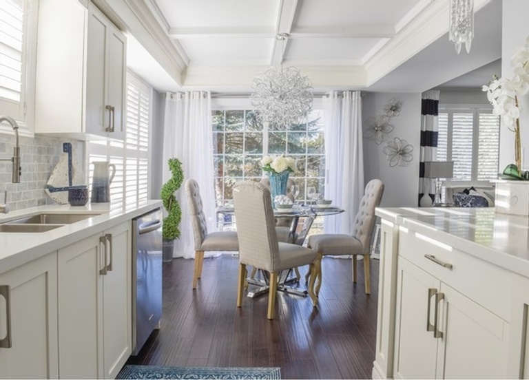 Kitchen Dining Room Renovation Whitby by Royal Interior Design Ltd