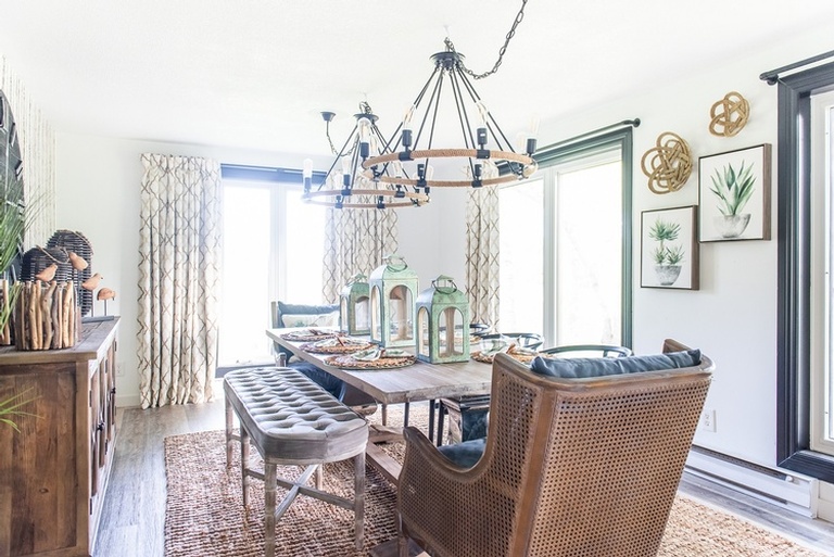 Cottage Style Dining Room Renovations Aurora by Royal Interior Design Ltd