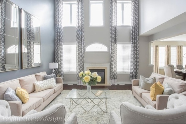 Modern Living Space Decorating Services Thornhill ON by Royal Interior Design Ltd