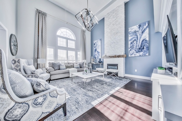 Luxurious Living Space Decorating Whitby by Royal Interior Design Ltd