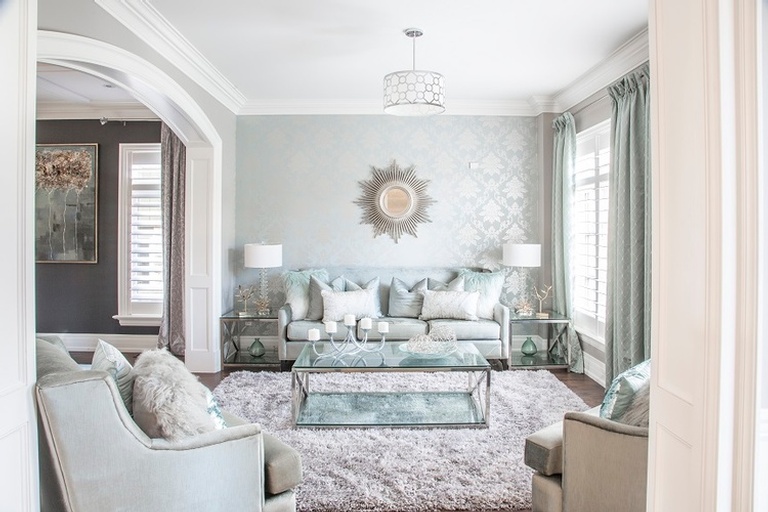 Elegant Living Space Decorating Services Thornhill by Royal Interior Design Ltd