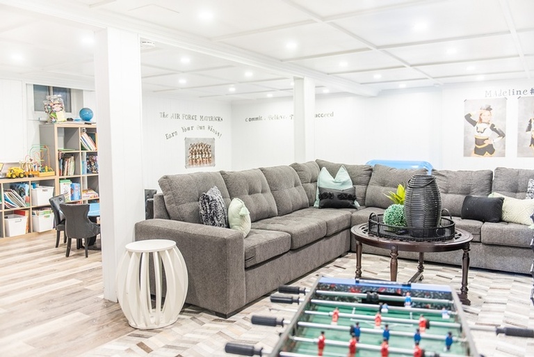 Sectional Sofa - King City Basement Renovations by Royal Interior Design Ltd
