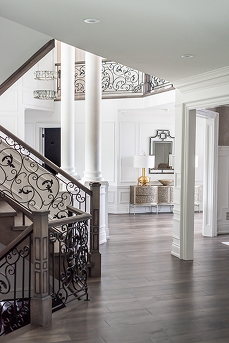 Hallway Renovations Aurora by Royal Interior Design Ltd